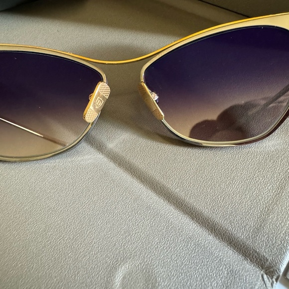 DITA X DITA VON TEESE DTS 522 03 14K GOLD AND BLACK PALLADIUM NWT - Picture 6 of 12